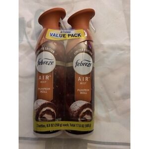 Febreze Air Mist‎ - Odor-Fighting Air Freshener - Pumpkin Roll -8.8 oz - 2 Pack!